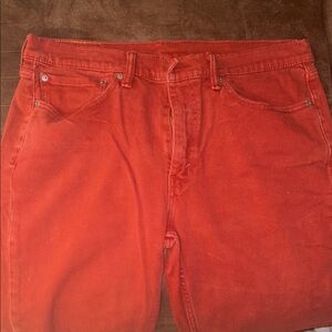 Levi's Brick Red Denim Pants